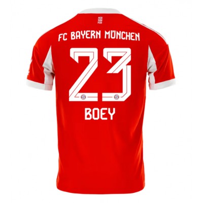 Moški Nogometni dresi Bayern Munich Sacha Boey #23 Domači 2025-26 Kratek Rokav Moški Nogometni dresi Bayern Munich Sacha Boey #23 Domači 2025-26 Kratek Rokav